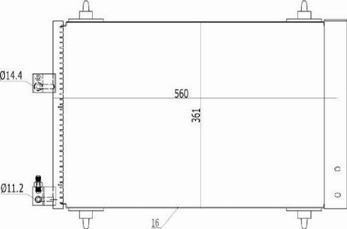 TQ 199227 - Конденсатор кондиционера abcparts.ee