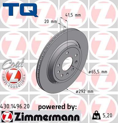 TQ TQ-BD0826 - Тормозной диск abcparts.ee