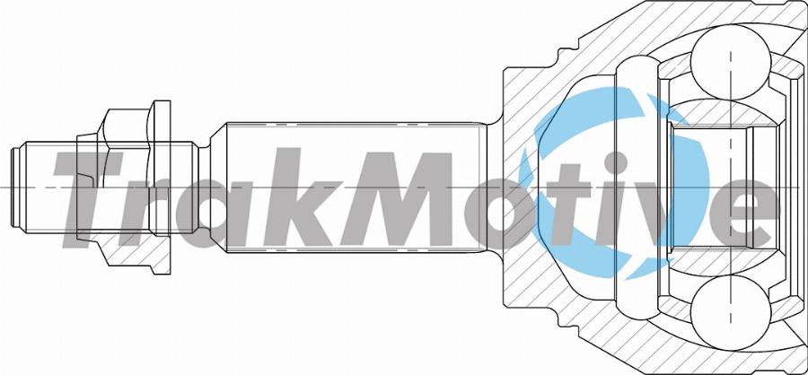 TrakMotive 40-0949 - Комплект ШРУСа, приводной вал, шарнир abcparts.ee
