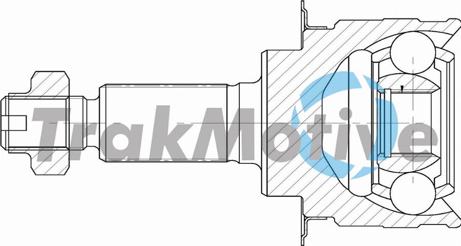 TrakMotive 40-0946 - Комплект ШРУСа, приводной вал, шарнир abcparts.ee