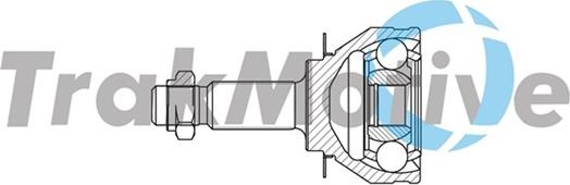 TrakMotive 40-0813 - Комплект ШРУСа, приводной вал, шарнир abcparts.ee