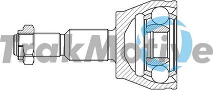 TrakMotive 40-0839 - Комплект ШРУСа, приводной вал, шарнир abcparts.ee
