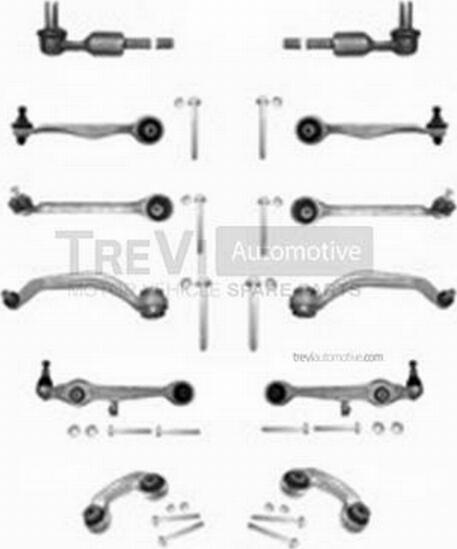 Trevi Automotive TRTT1150 - Комплектующее руля, подвеска колеса abcparts.ee