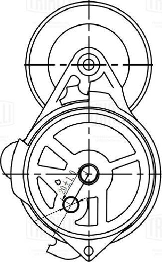 Trialli CM 5791 - Натяжитель, поликлиновый ремень abcparts.ee