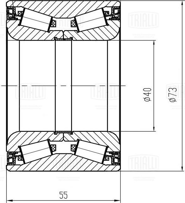 Trialli CS 1725 - Подшипник ступицы колеса abcparts.ee