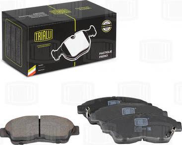 Trialli PF 4343 - Тормозные колодки, дисковые, комплект abcparts.ee