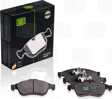 Trialli PF 0902 - Тормозные колодки, дисковые, комплект abcparts.ee