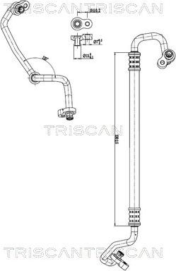 Triscan 9010 43004 - Трубопровод высокого / низкого давления, кондиционер abcparts.ee