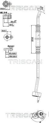Triscan 9010 16005 - Трубопровод высокого / низкого давления, кондиционер abcparts.ee