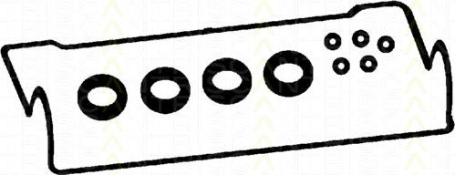 Triscan 515-7587 - Комплект прокладок, крышка головки цилиндра abcparts.ee