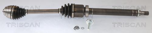Triscan 8540 11568 - Приводной вал abcparts.ee