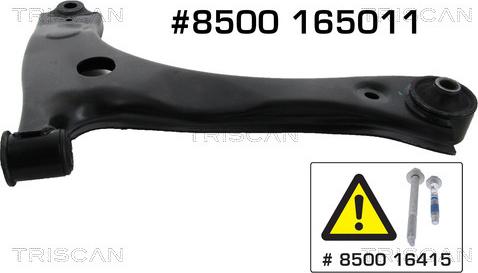 Triscan 8500 165011 - Рычаг подвески колеса abcparts.ee