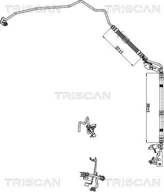 Triscan 8516 16005 - Гидравлический шланг, рулевое управление abcparts.ee