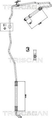 Triscan 8516 16002 - Гидравлический шланг, рулевое управление abcparts.ee