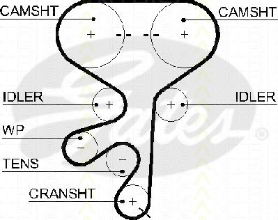 Triscan 8645 5603xs - Зубчатый ремень ГРМ abcparts.ee