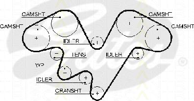 Triscan 8645 5602xs - Зубчатый ремень ГРМ abcparts.ee