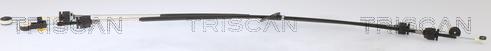 Triscan 8140 16734 - Трос, наконечник, ступенчатая коробка передач abcparts.ee