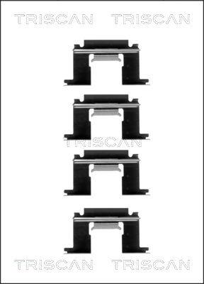 Triscan 8105 141523 - Комплектующие для колодок дискового тормоза abcparts.ee