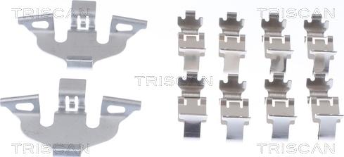 Triscan 8105 291619 - Комплектующие для колодок дискового тормоза abcparts.ee
