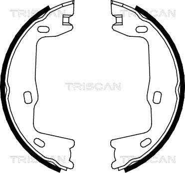 Triscan 8100 24005 - Комплект тормозов, ручник, парковка abcparts.ee