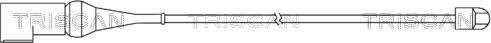 Triscan 8115 16005 - Сигнализатор, износ тормозных колодок abcparts.ee