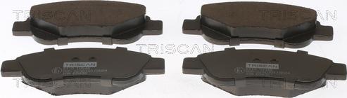 Triscan 8110 10534 - Тормозные колодки, дисковые, комплект abcparts.ee