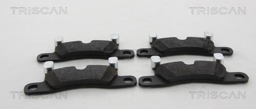 Triscan 8110 20006 - Тормозные колодки, дисковые, комплект abcparts.ee