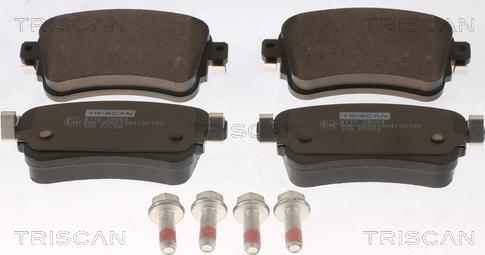 Triscan 8110 28064 - Тормозные колодки, дисковые, комплект abcparts.ee