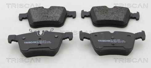 Triscan 8110 23080 - Тормозные колодки, дисковые, комплект abcparts.ee