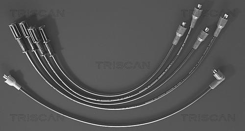 Triscan 8860 7260 - Комплект проводов зажигания abcparts.ee
