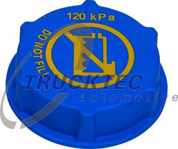 Trucktec Automotive 03.40.137 - Крышка, резервуар охлаждающей жидкости abcparts.ee