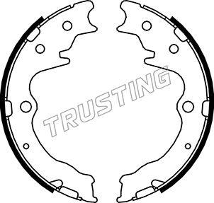 Trusting 049.163 - Комплект тормозов, ручник, парковка abcparts.ee