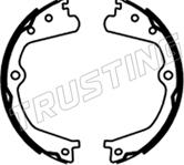 Trusting 253.693 - Комплект тормозов, ручник, парковка abcparts.ee