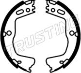 Trusting 253.700 - Комплект тормозов, ручник, парковка abcparts.ee