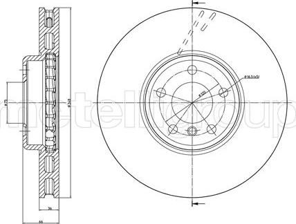 Stellox 6020-1936V-SX - Тормозной диск abcparts.ee