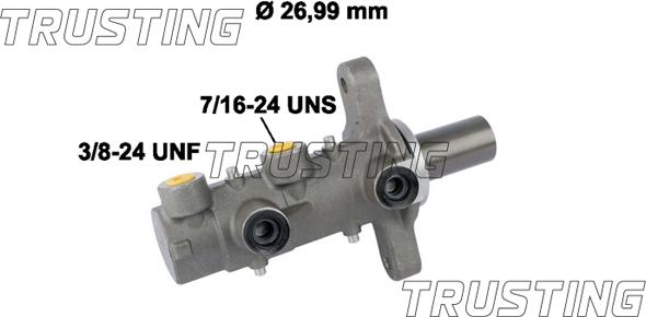 Trusting PF939 - Главный тормозной цилиндр abcparts.ee
