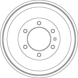 TRW DB4451 - Тормозной барабан abcparts.ee