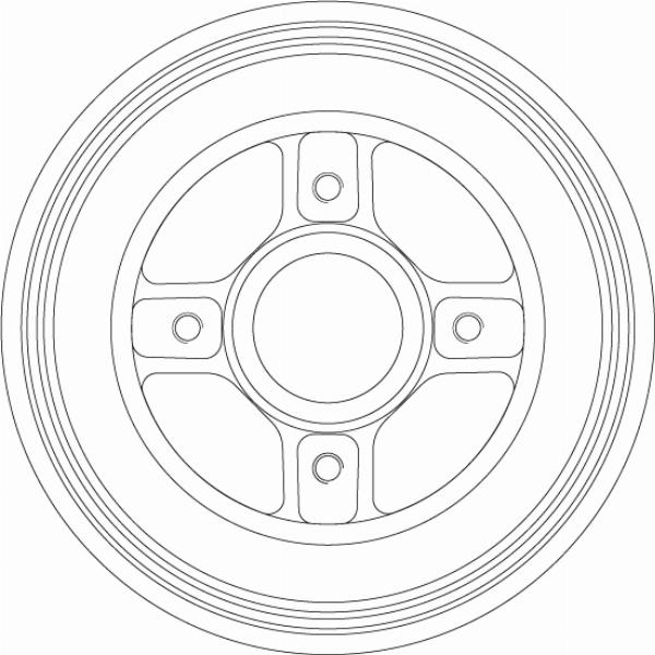 TRW DB4558MR - Тормозной барабан abcparts.ee