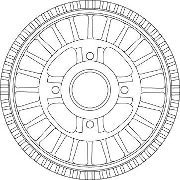 TRW DB4557MR - Тормозной барабан abcparts.ee
