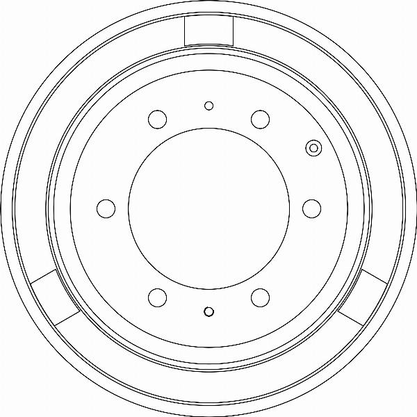 TRW DB7261 - Тормозной барабан abcparts.ee