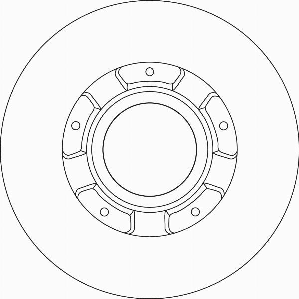 TRW DF6963S - Тормозной диск abcparts.ee