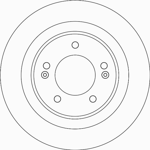 TRW DF6599 - Тормозной диск abcparts.ee