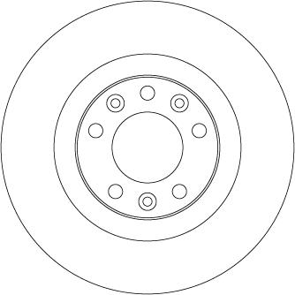 TRW DF6667 - Тормозной диск abcparts.ee