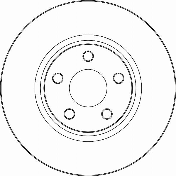 TRW DF6854S - Тормозной диск abcparts.ee