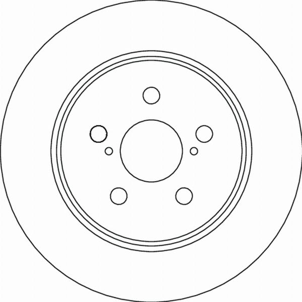 TRW DF6828 - Тормозной диск abcparts.ee