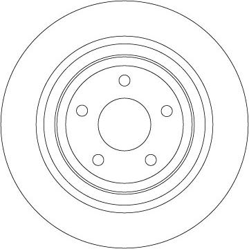 TRW DF6872 - Тормозной диск abcparts.ee