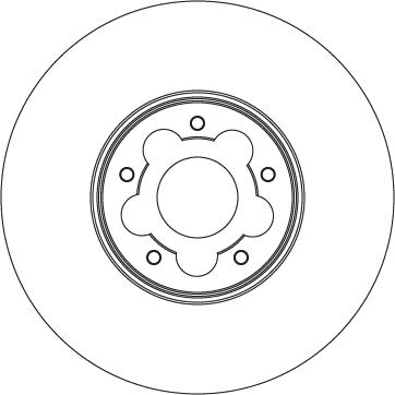 TRW DF6877S - Тормозной диск abcparts.ee