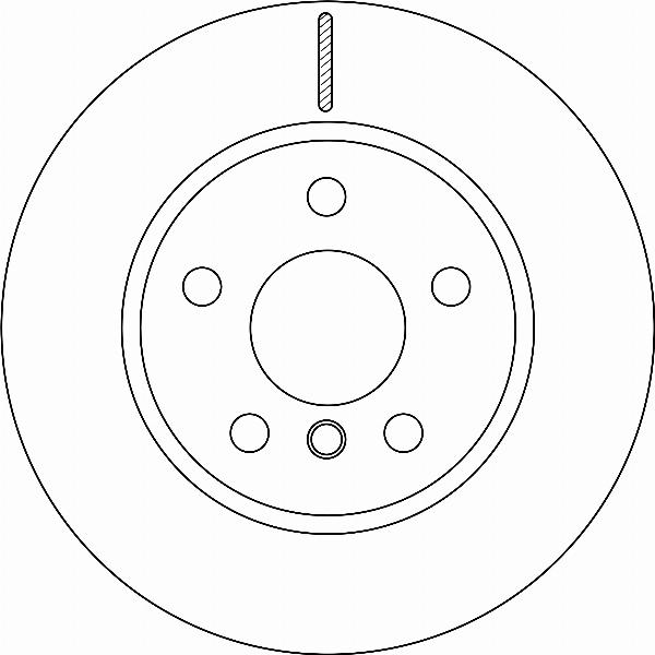 TRW DF6799SL - Тормозной диск abcparts.ee