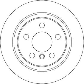 TRW DF6756 - Тормозной диск abcparts.ee