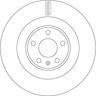 TRW DF6750S - Тормозной диск abcparts.ee